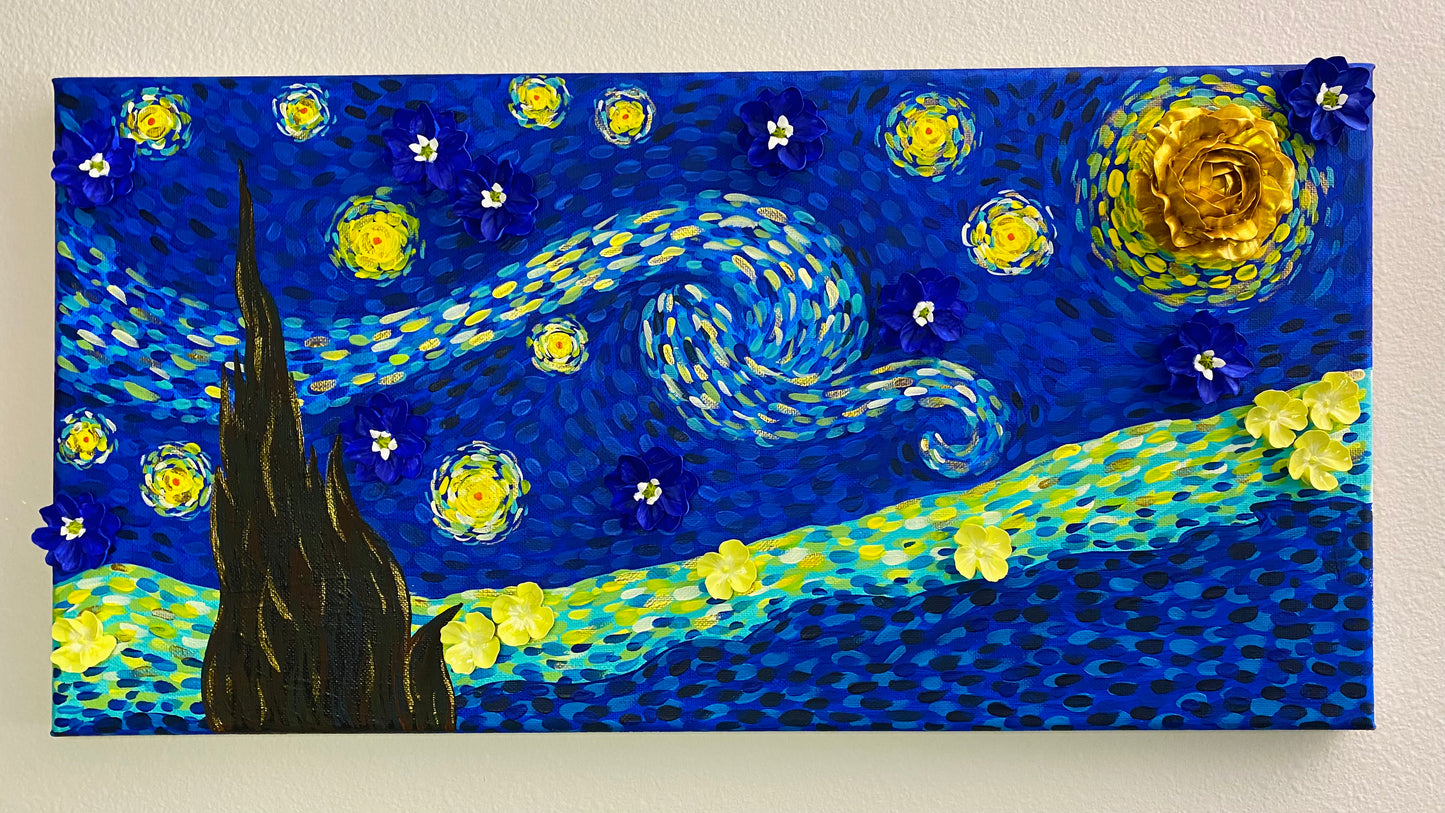 A Golden Starry Night